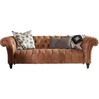 Big-Sofa GUTMANN FACTORY "Amazonas" Sofas Gr. B/H/T: 230cm x 74cm x 101cm, Anilinleder, braun (cognac) aus Anilinleder