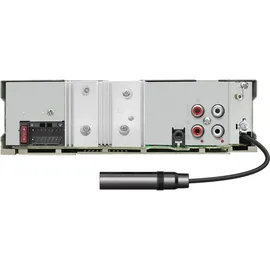 EHO Kenwood KMM-BT508DAB 1-DIN Digital Autoradio DAB+ Bluetooth Amazon Alexa Einbauset für Renault Laguna III ab 2007 schwarz