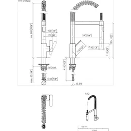 Dornbracht Tara Ultra Einhebelmischer Platin Matt