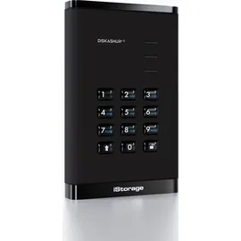 Istorage diskAshur3 1TB Black USB-C + USB-A / 2.5" / external HDD / Military Grade, AES-XTS 256-bit hardware encryption, FIPS PUB 197 / Keypad / Bootable / ...