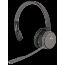 Agfeo Infinity Mono (Kabellos, USB-A), Office Headset, Schwarz
