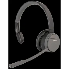 Agfeo Infinity Mono (Kabellos, USB-A), Office Headset, Schwarz