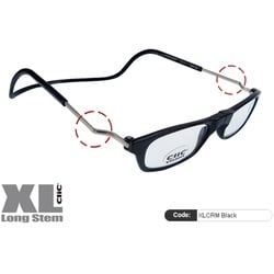 Clic Lesebrille XL CRN Black