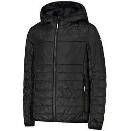 CMP KID JACKET FIX HOOD Schwarz 128