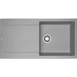 Franke MARIS MRG 611-100 Einbauspüle / Fraganit / Steingrau / Reversibel / Druckknopf / 60 cm