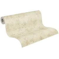 A.S. Création Vliestapete Uni Betonoptik 53 cm x 10 m 300 g Beige