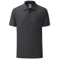 FRUIT OF THE LOOM 65/35 Tailored Fit Herren Poloshirt Slim Fit, dunkelgrau