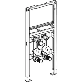 Geberit Duofix Waschtisch-Element 1120 mm für Standarmatur mit 2 Wasserzählerstecken