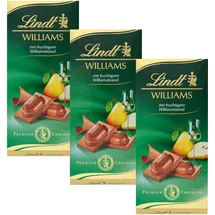 schokolade-tafel Williams Vollmilchschokolade 3 Packungen 300 g