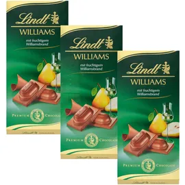 schokolade-tafel Williams Vollmilchschokolade 3 Packungen 300 g