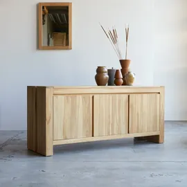 Tikamoon Buffet aus massivem Teakholz Eden 160 cm beige