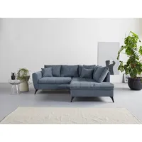 INOSIGN Ecksofa »Lörby L-Form«, auch mit Aqua clean-Bezug, feine Steppung im Sitzbereich, lose Kissen