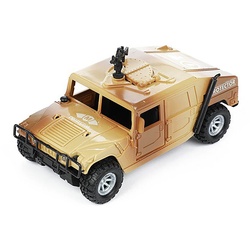 Toi-Toys Spielzeug-Auto MILITÄRFAHRZEUG mit Licht Sound Friction Army Humvee Hummer 26 (Beige), Militär Auto Gepanzert Jeep Spielzeug Geschenk beige|braun