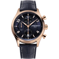 Frederique Constant Classics Runabout Chronograph Automatic FC-392RMN5B4 - Guilloché,blau - 42mm