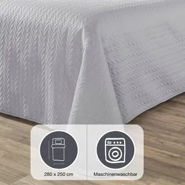 IBENA Nancy 280 x 250 cm silber