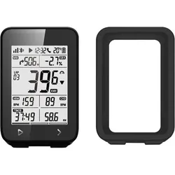 Fahrradcomputer iGPSPORT iGS320 GPS mit Silikonhülle BH320 - Set SCHWARZ No Size