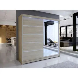 Mirjan24 Schiebetürenschrank Talin III 2-türig 200 x 210 x 60 cm Beige