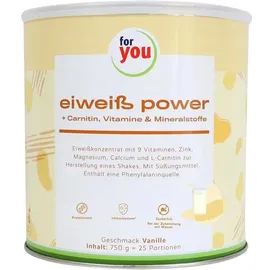 Strunz For You Eiweiß Power Vanille Pulver 750 g