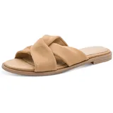 Marco Tozzi Damen 2-27107-46 Pantolette, Biscuit, 37 EU