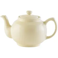 Price & Kensington Teekanne 0,45 Liter für 2 Tassen, matt creme,