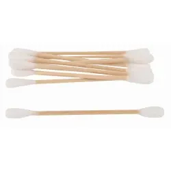 Hygostar® Wattestäbchen, nachhaltiger Holzstiel, 0,5 x 7 cm 556120 , 1 Beutel = 100 Stück
