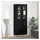 vidaXL Highboard Weiß und Schwarz Eiche 69,5 x 34 x 180 cm