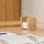 Relaxdays Zettelbox Holz 10,5 x 10,5 cm Braun 1 St.