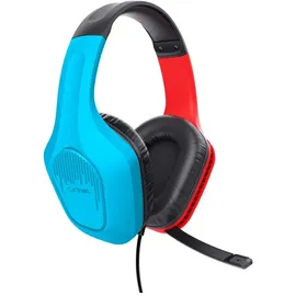 Trust GXT 416S Zirox Federleichtes Gaming-Headset, Schwarz/Cyan/Rot