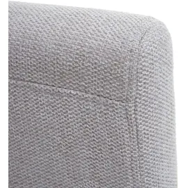 Mendler 2er-Set Esszimmerstuhl Stuhl Küchenstuhl Littau ~ Textil, creme-beige, helle Beine