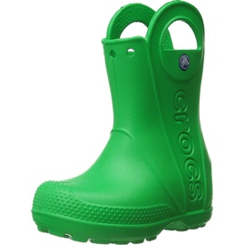 Crocs Handle It Rain Boot K, Unisex-Kinder Gummistiefel, Grün