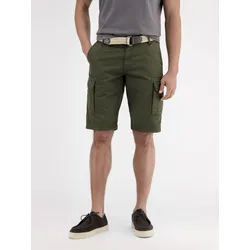 Cargobermuda inklusive Gürtel - Deep Olive - 34