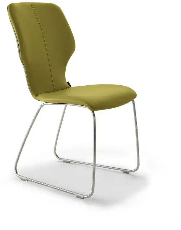 Musterring Stuhl Nevio V1441 Leder Grün Lime