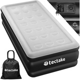 Tectake tectake® Aufblasbare Matratze, für 1 oder 2 Personen, ergonomisches Luftsäulensystem, inkl. manuellem Ventil und Tragebeutel