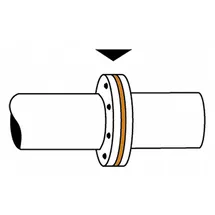 Markenprodukt Gummi-Flanschdichtung DN 20