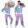Trainingsanzug Vintage-Style Outfit für Karneval Party