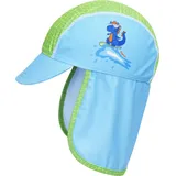 Playshoes UV-Schutz Mütze Dino blau-grün, 53 cm