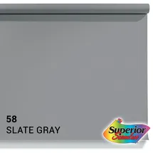 Superior Hintergrund 1.35x11m Slate Grey (NR 58) (Sperrgut)
