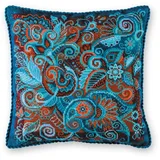 Riolis Kreuzstich Kissen Stickpackung Kissen/Panel mit persischen Mustern, Zählmuster, 40x40cm