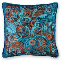 Riolis Kreuzstich Kissen Stickpackung Kissen/Panel mit persischen Mustern, Zählmuster, 40x40cm