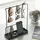 Yamazaki 6988 TOWER Accessory & Sunglasses Rack, black, Steel, 20 x 7.5 x 25.5 cm