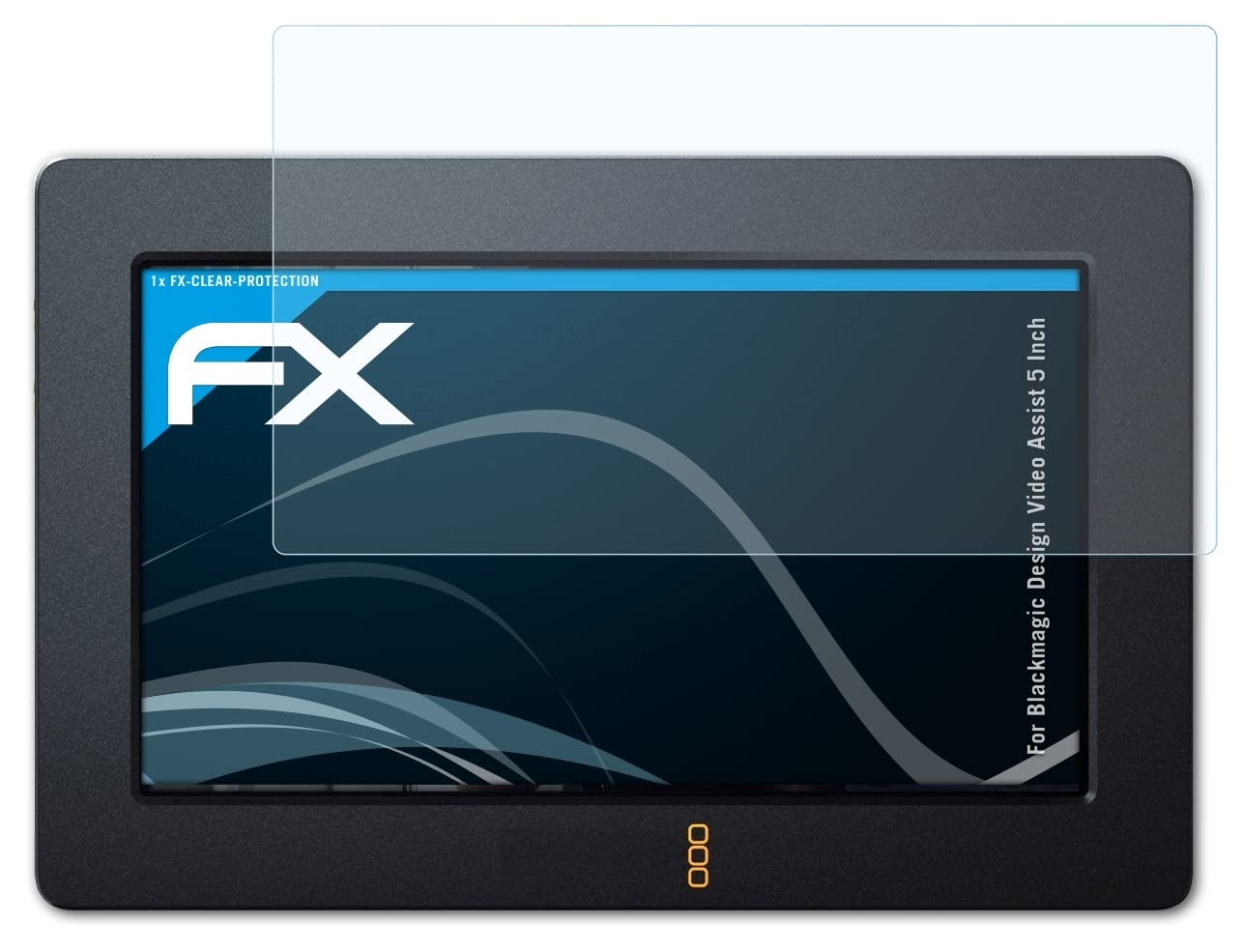 atFoliX Schutzfolie kompatibel mit Blackmagic Design Video Assist 5 Inch Folie, ultraklare FX Displayschutzfolie