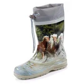 Beck Pferde Gummistiefel Mehrfarbig 34