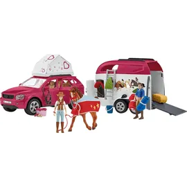 Schleich Horse Club Abenteuer mit Auto und Pferdeanhänger 42535