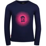 Trollkids Pointillism Langarm-t-shirt - Navy / Magenta - 164 cm