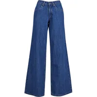 URBAN CLASSICS Damen TB6112-Ladies Waist Wide Denim in blau Größe 29