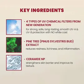 k-secret Seoul Beruhigende Creme mit Kiefernholz und Ceramiden SPF 50+ 50 ml