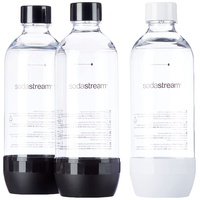 Sodastream PET-Flasche 3 x 1 l schwarz/weiß