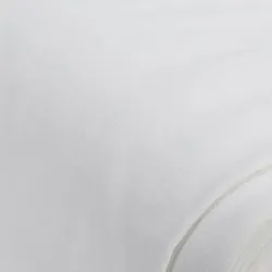 Sweatstoff "Basic" mit gerauter Innenseite, weiß