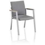 Kettler Rasmus Stapelsessel 60 x 62 x 85 cm silber