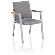 Kettler Rasmus Stapelsessel 60 x 62 x 85 cm silber